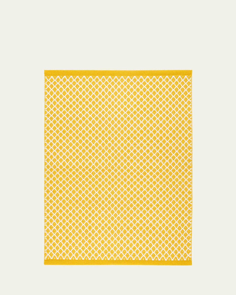 Mainsail Yellow Handwoven Indoor/Outdoor Rug, 8' x 10'